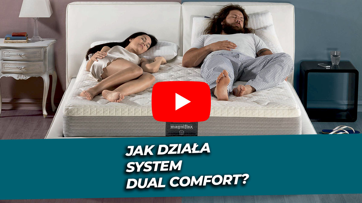 ZOBACZ JAK DZIAŁA SYSTEM DUAL COMFORT W MATERACACH DLA PAR